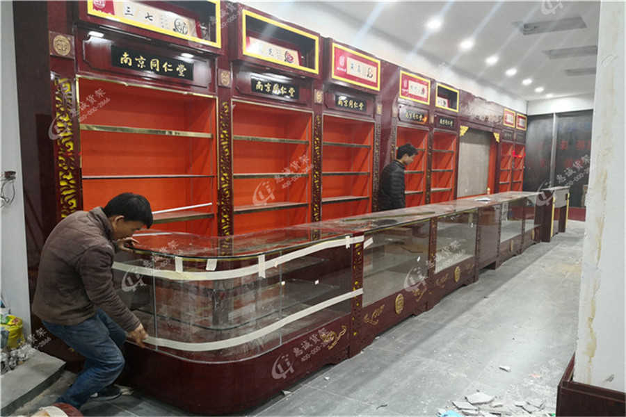 中藥柜，中藥店貨架，實木中藥柜