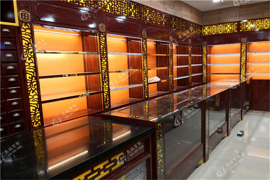 中藥柜，中藥店貨架，實(shí)木中藥柜