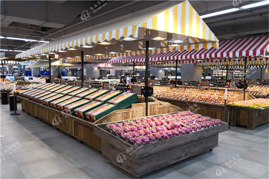 便利店水果貨架|廣州超市貨架|不銹鋼貨架