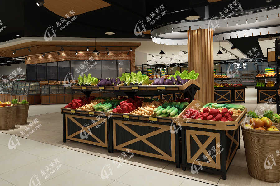 汕頭陽(yáng)光水果店貨架