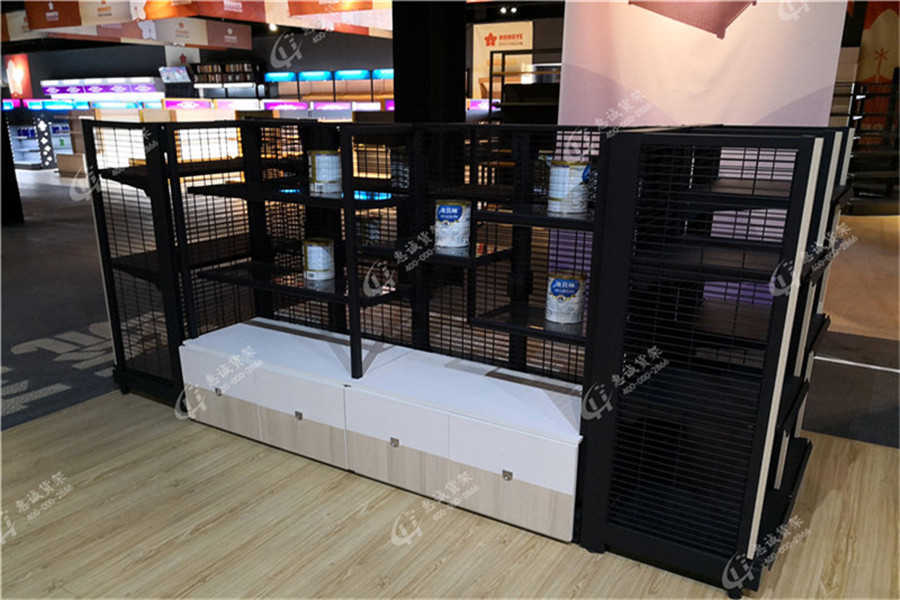 超市貨架安裝圖片