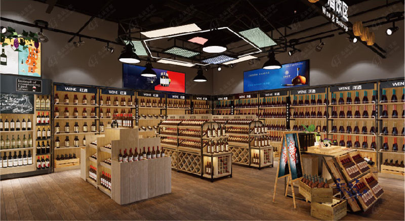 紅酒店展架設(shè)計(jì)圖片